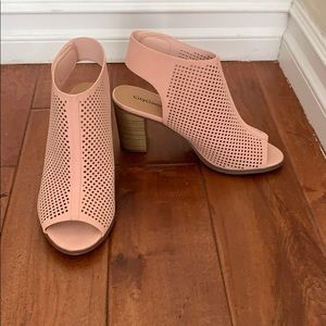 Blush Pink Sandal Booties